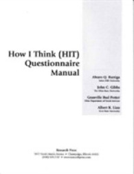 HIT-How I Think Questionnaire, Questionnaire Manual