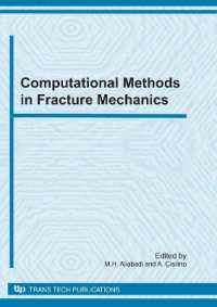 Computational Methods in Fracture Mechanics (Key Engineering Materials)