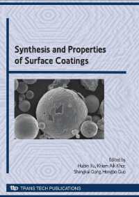 Synthesis and Properties of Surface Coatings (Advanced Materials Research)