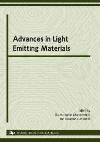 Advances in Light Emitting Materials (Materials Science Forum)