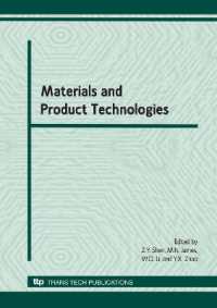 Materials and Product Technologies (Advanced Materials Research)