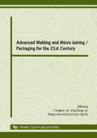 Advanced Welding and Micro Joining / Packaging for the 21st Century (Materials Science Forum)