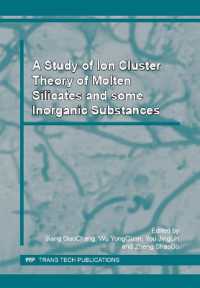 A Study of Ion Cluster Theory of Molten Silicates and some Inorganic Substances (Materials Science Foundations)