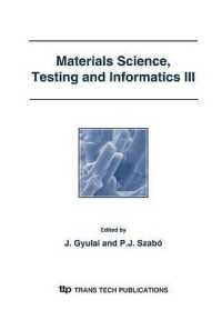 Materials Science, Testing and Informatics III (Materials Science Forum)