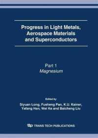 Progress in Light Metals, Aerospace Materials and Superconductors (Materials Science Forum)