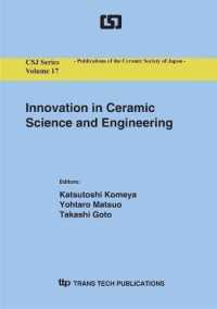 Innovation in Ceramic Science and Engineering (Key Engineering Materials)