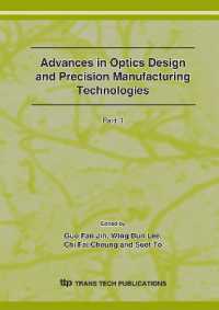 Optics Design and Precision Manufacturing Technologies (Key Engineering Materials)