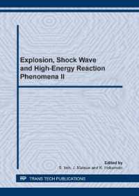 Explosion, Shock Wave and Hypervelocity Phenomena in Materials II (Materials Science Forum)