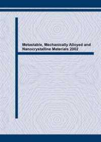 Metastable, Mechanically Alloyed and Nanocrystalline Materials 2002 (Journal of Metastable and Nanocrystalline Materials)