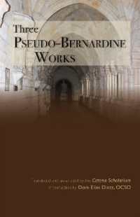 Three Pseudo-Bernardine Works (Cistercian Studies Series)