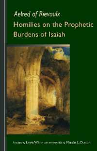 Homilies on the Prophetic Burdens of Isaiah (Cistercian Fathers Series)