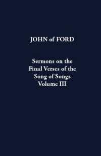 Sermons on the Final Verses of the Song of Songs Volume III (Cistercian Fathers Series)