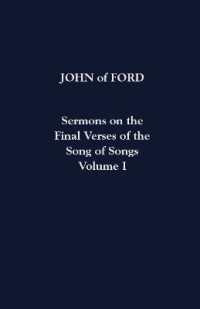 Sermons on the Final Verses of the Song of Songs Volume I (Cistercian Fathers Series)