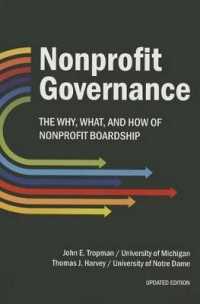 Nonprofit Governance : The Why, What, and How of Nonprofit Boardship （Updated）