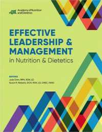 Effective Leadership & Management in Nutrition & Dietetics