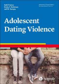 Adolescent Dating Violence (Advances in Psychotherapy: Evidence Based Practice)
