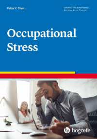 Occupational Stress (Advances in Psychotherapy: Evidence-based Practice)