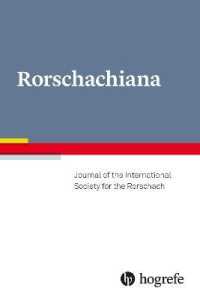 Rorschachiana : Journal of the International Society for the Rorschach, Vol. 42 /2021 (Yearbook of the International Rorschach Society)