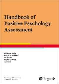 Handbook of Positive Psychology Assessment (Psychological Assessment - Science and Practice)