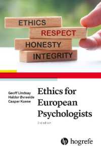 Ethics for European Psychologists （2ND）