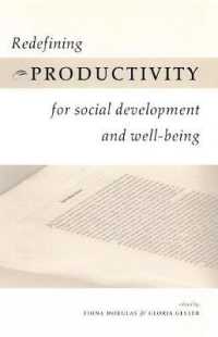 Redefining Productivity for Social Development and Well-Being (University of Regina Publications)