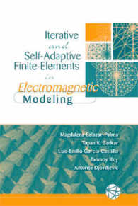 Iterative and Self-Adaptive Finite-Elements in Elecromagnetic Modeling (Artech House Antenna Library)