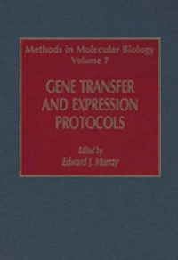 Gene Transfer and Expression Protocols (Methods in Molecular Biology)