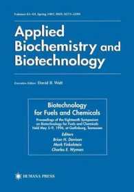 Biotechnology for Fuels and Chemicals : Proceedings of the Eighteenth Symposium on Biotechnology for Fuels and Chemicals Held May 5-9, 1996, at Gatlin