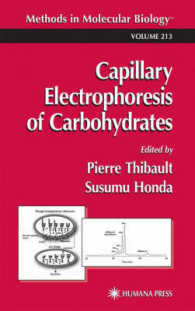 Capillarty Electrophoresis of Carbohydrates (Methods in Molecular Biology Vol 213)