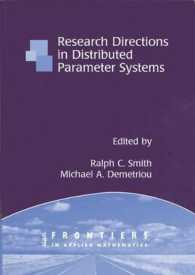 Research Directions in Distributed Parameter Systems (Frontiers in Applied Mathematics)