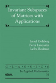 Invariant Subspaces of Matrices with Applications (Classics in Applied Mathematics)