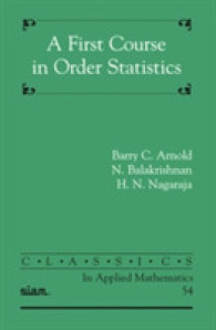 First Course in Order Statistics (Classics in Applied Mathematics) -- Paperback
