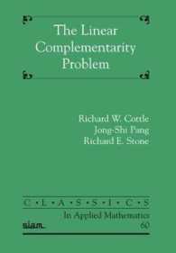 Linear Complementarity Problem (Classics in Applied Mathematics) -- Paperback