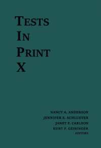Tests in Print X : An Index to Tests, Test Reviews, and the Literature on Specific Tests (Tests in Print (Buros))