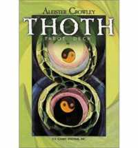 Crowley Thoth Tarot Deck (Large Edition) : 78-Card Thoth Tarot Deck (Large Edition) by Aleister Crowley, with Egyptian Symbolism, Qabalistic & Astrological Insights, Occult Knowledge, Painted by Lady Frieda Harris, Plus Booklet