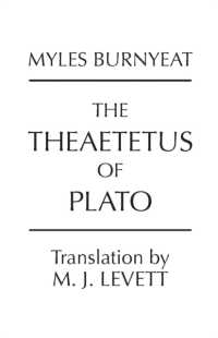 The Theaetetus of Plato (Hackett Classics)