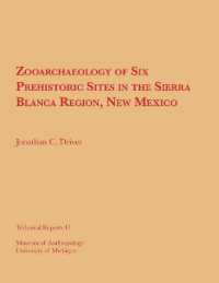 Zooarchaeology of Six Prehistoric Sites in the Sierra Blanca Region, New Mexico (Technical Reports)