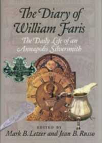The Diary of William Faris - the Daily Life of an Annapolis Silversmith