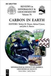 Carbon in Earth (Reviews in Mineralogy & Geochemistry") 〈75〉