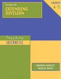 Lessons for Extending Division : Grades 4-5