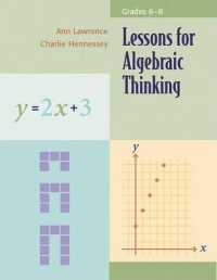 Lessons for Algebraic Thinking, Grades 6-8 : Grades 6-8 (Lessons for Algebraic Thinking Series)