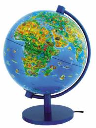 Dinoz Illuminated World Globe (Dino's Illustrated Globes) -- Globe