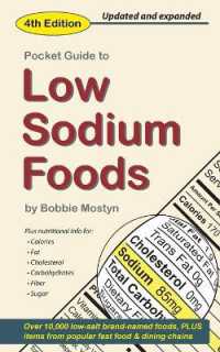 Pocket Guide to Low Sodium Foods （4TH）