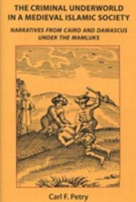 The Criminal Underworld in a Medieval Islamic Society : Narratives from Cairo and Damascus under the Mamluks (Chicago Studies on the Middle East)