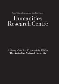 Humanities Research Centre : A History of the First 30 Years of the HRC at the Australian National University