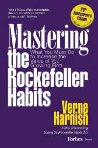 Mastering the Rockerfeller Habits : What You Must Do to Increase the Value of Your Growing Firm