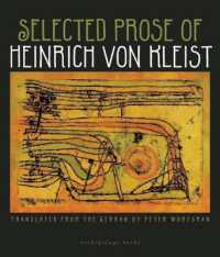 The Selected Prose of Heinrich Von Kleist