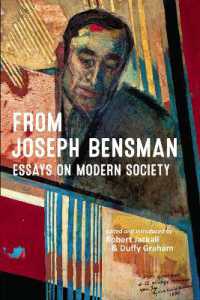 From Joseph Bensman : Essays on Modern Society