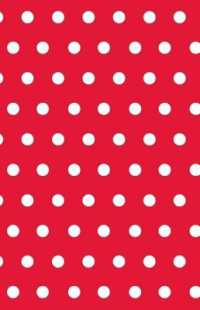 Red and White Polka Dot Journal