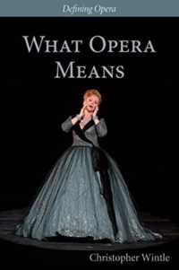 What Opera Means : Categories and Case-studies (Defining Opera) -- Paperback / softback